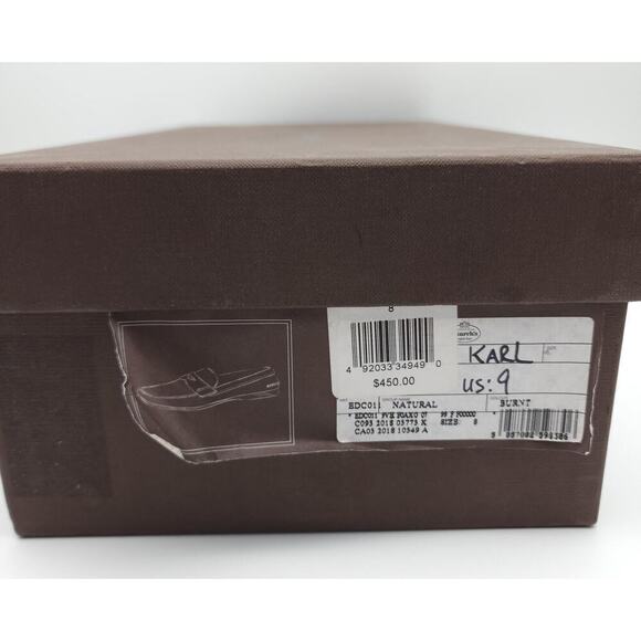 Church's English Shoes Men's Karl Leather Penny Loafers Burnt Natural 9 US - Picture 13 of 16